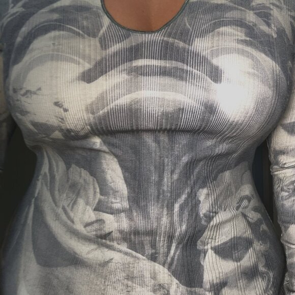 FASHION NOVA CURVE STATUE DEATIL MINI KNIT DRESS- UNWORN - Picture 4 of 13